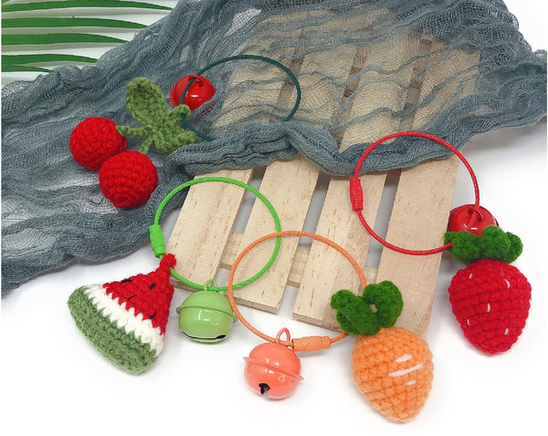 4 Roll Milk Cotton Crochet Yarn 200g, 440 Yards (65 Deep Watermelon)