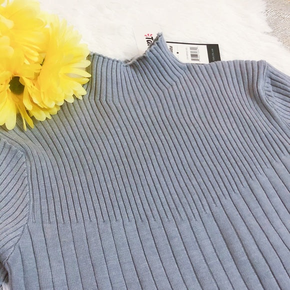 TANLITA | Turtleneck Pullover Long Sleeve Sweater (Gray)